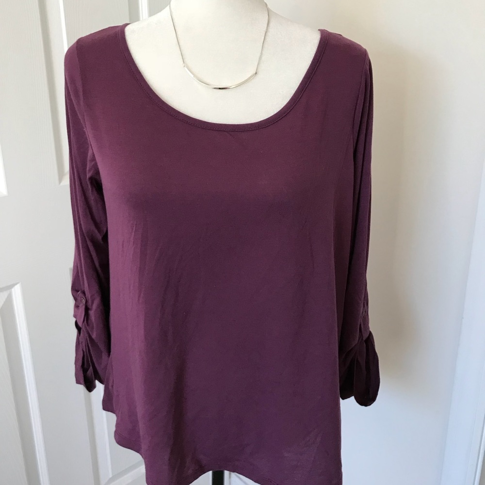 NWT nine 1 eight Purple Top